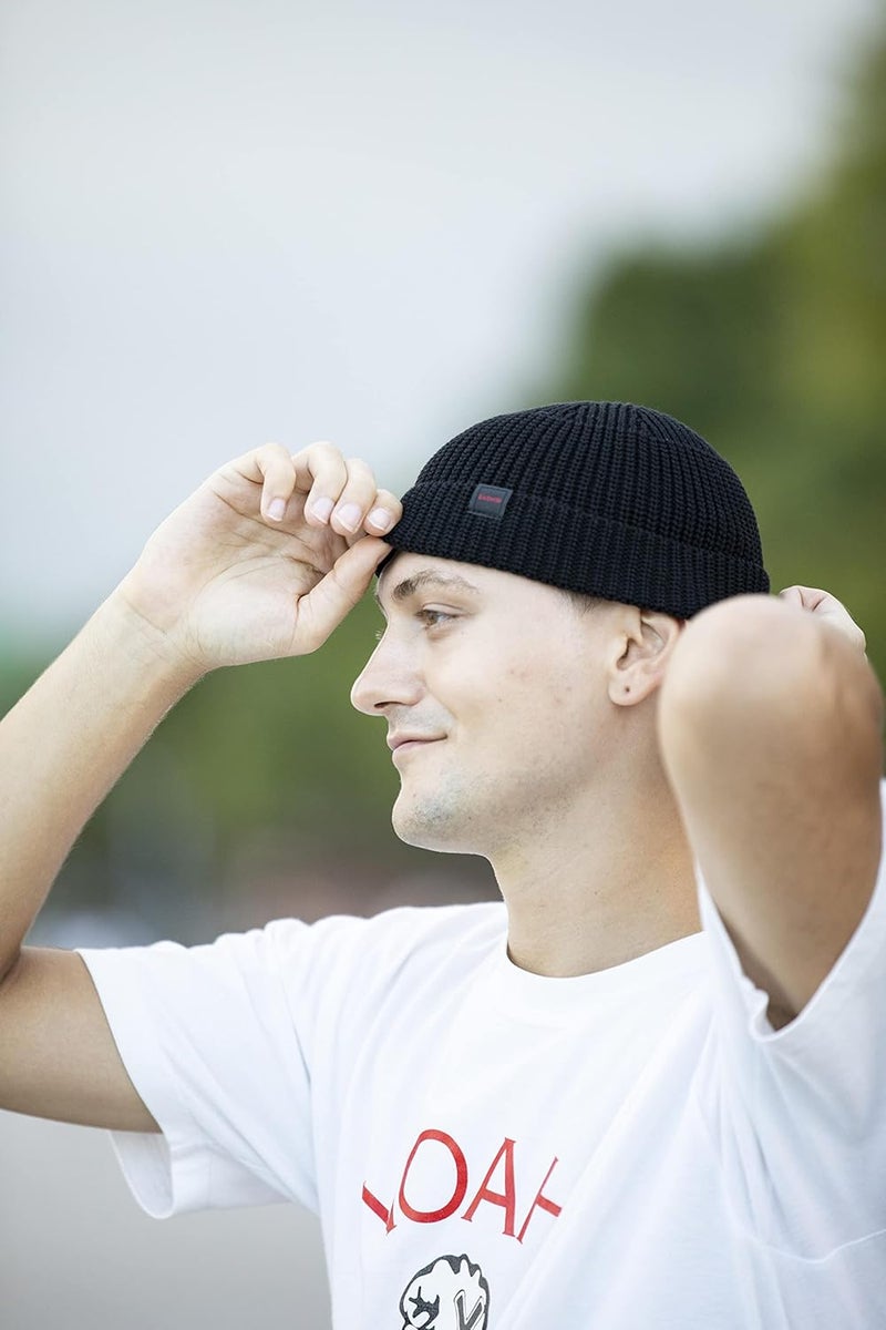 DASMINI Fisherman Beanie Hats for Men Women,Knit Trawler Skull Cap,Watch Cap,Spring Fall Winter Warm Short Hats - Image 3